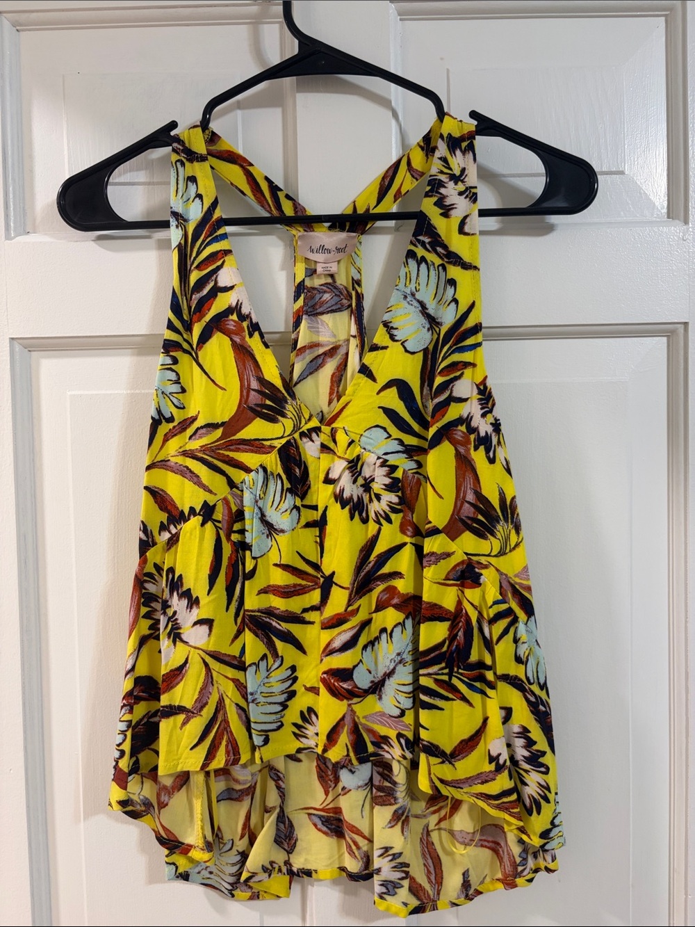 Willow Yellow Floral V-Neck Camisole